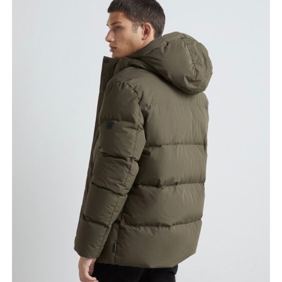 GG LEAF! Puffer Army Green Jacket. Detachable hood. Water resistant oute… - Picture 2 of 12